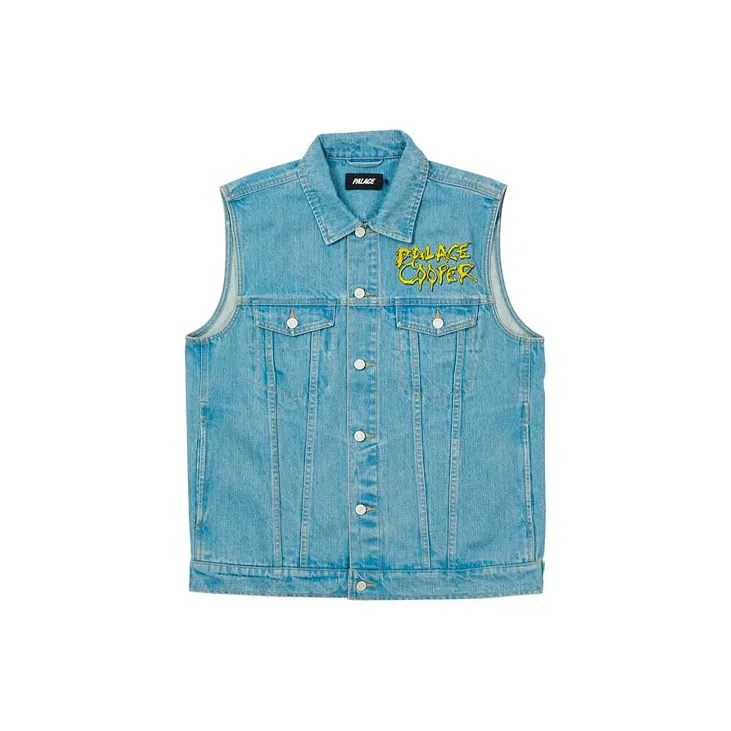 PALACE Vests Unisex Blue-1