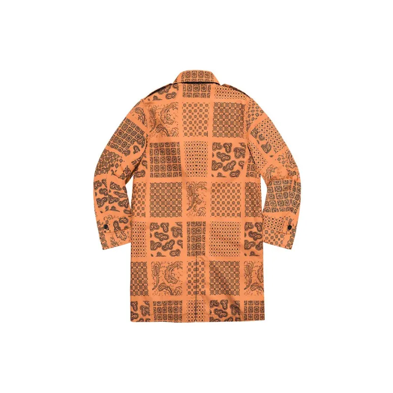 Supreme Trench Coats Unisex-3