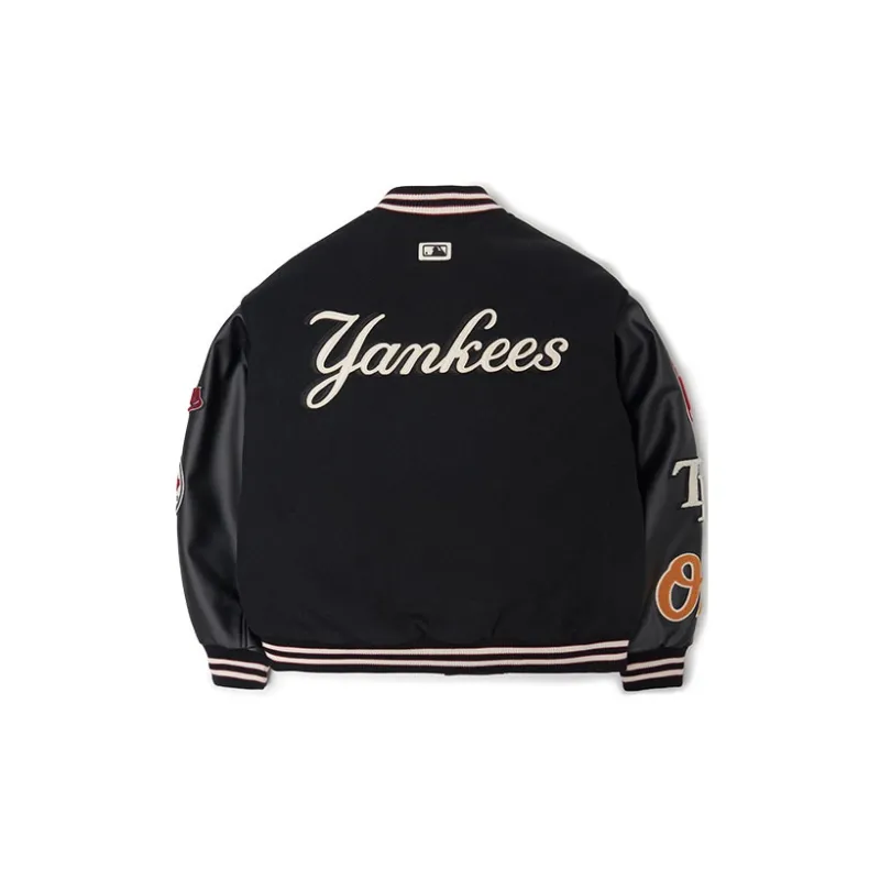 MLB Base Logo Baseball Jerseys Unisex Black-1