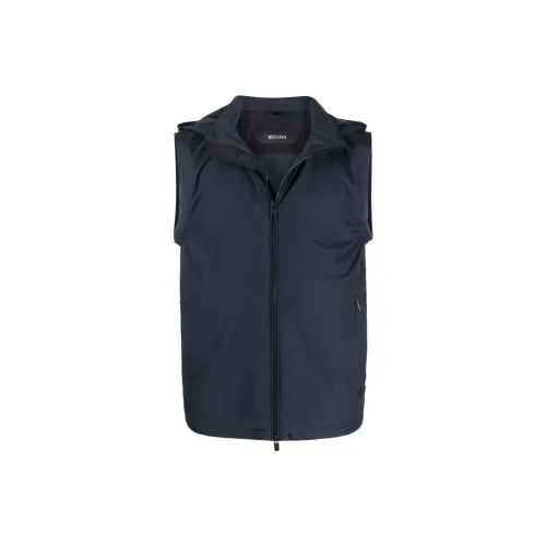 Ermenegildo Zegna Vests Men Dark Blue