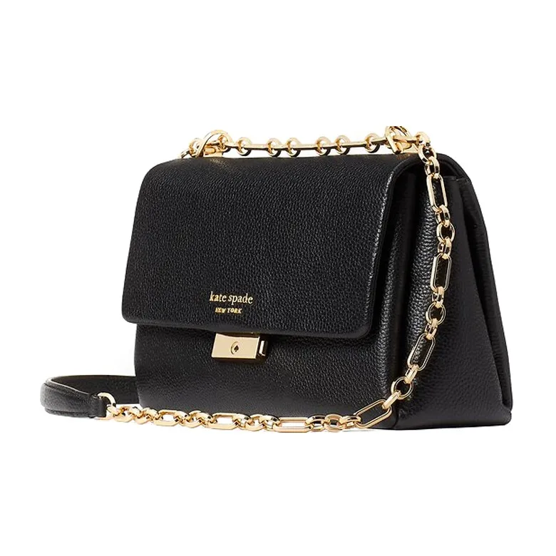 Kate Spade Carlyle Cow Leather Crossbody Bag Shoulder Bag Women's Black-2