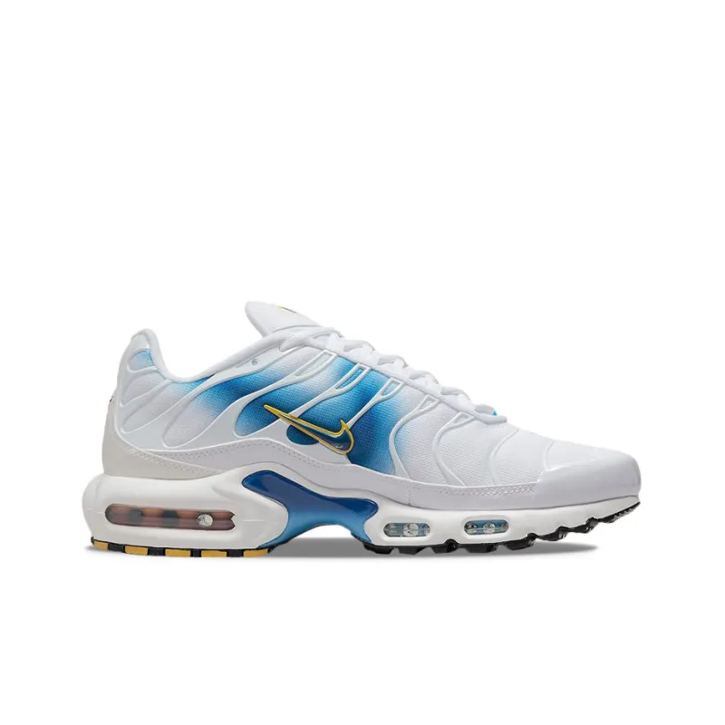 Nike Air Max Plus Spray Paint Swoosh White Blue-1