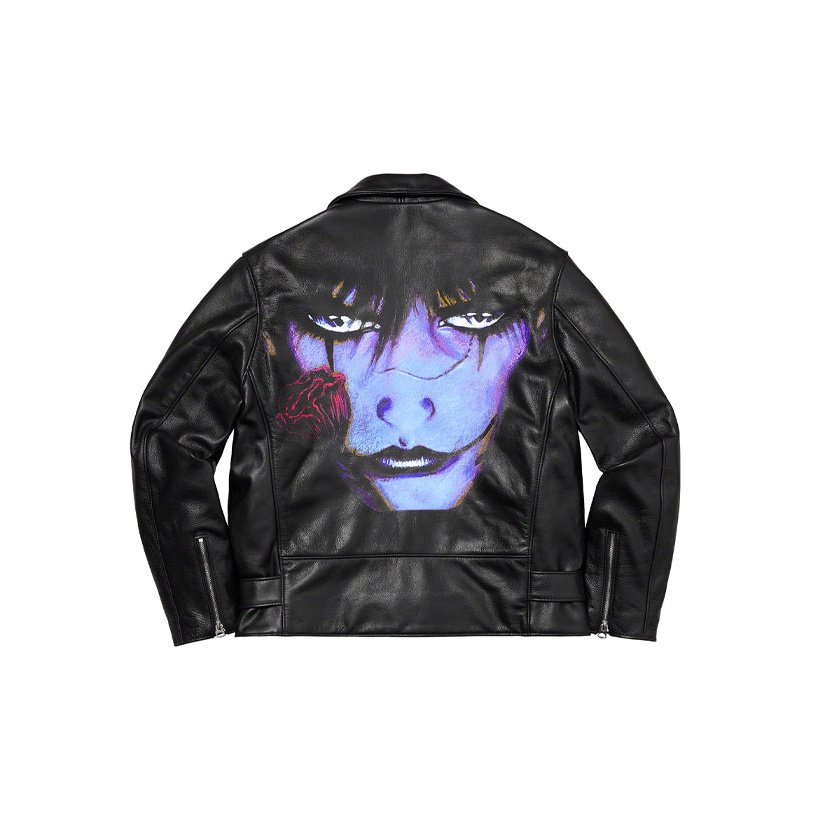 Supreme Schott The Crow Perfecto Leather Jacket (FW21) - $798