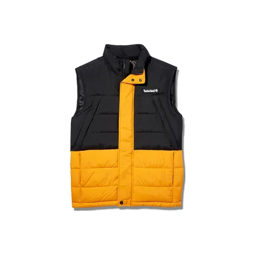 Timberland Vests Men Black/Yellow Multicolor