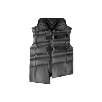 NORVINCY Outdoor Two-Way Zip Closure Cardigan Vest Winter Unisex