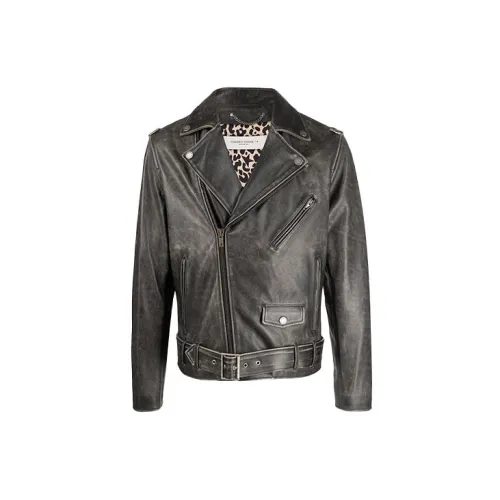 Golden Goose Leather Biker Jacket