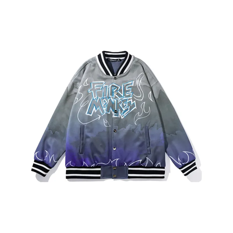 FireMonkey Baseball Jacket Unisex-1