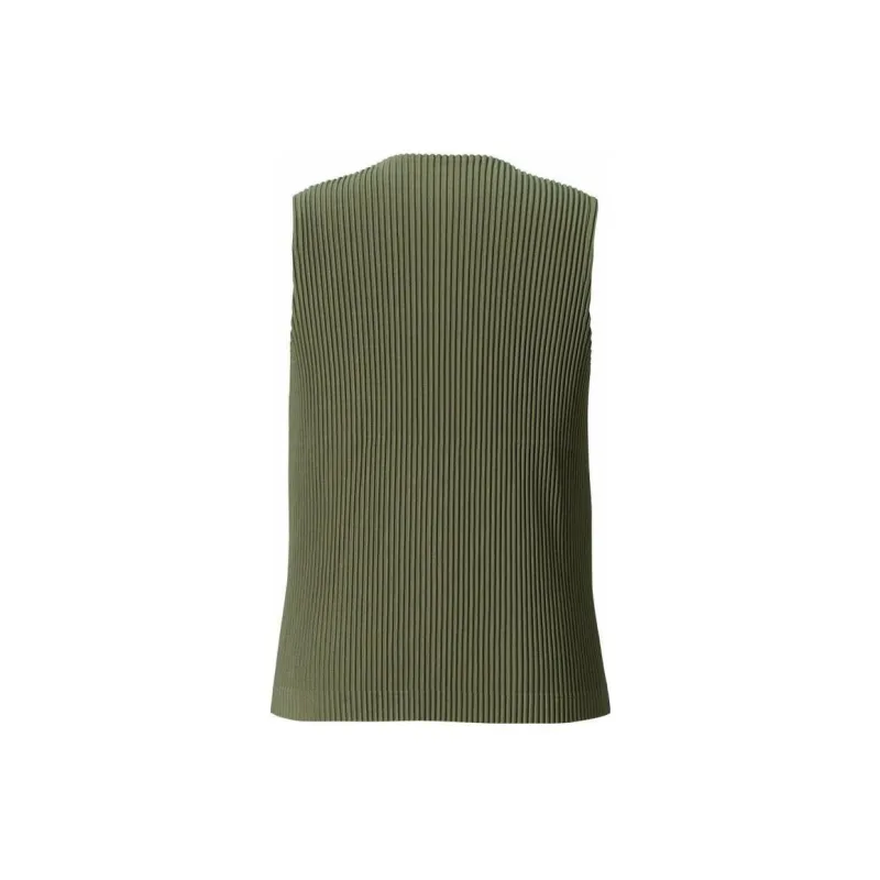 Homme Plissé Issey Miyake Vests Men Green-1