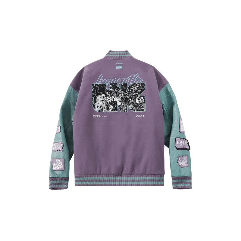 Lining X LNG Baseball Jerseys Unisex Holy Purple-1