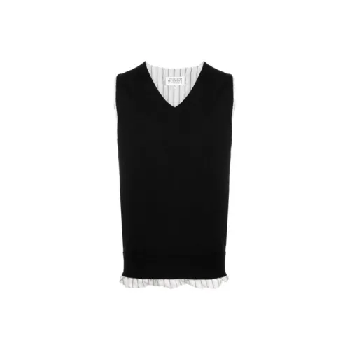 Maison Margiela Vests Men Black