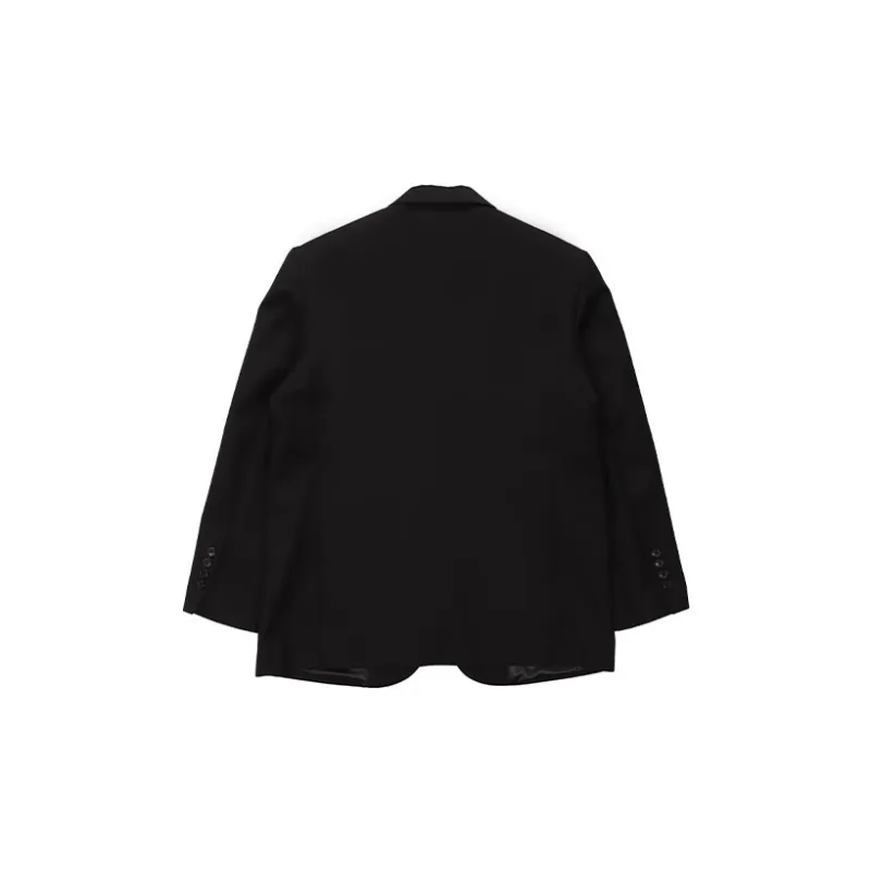 WE11DONE Oversized Suit Logo patch Blazer-1