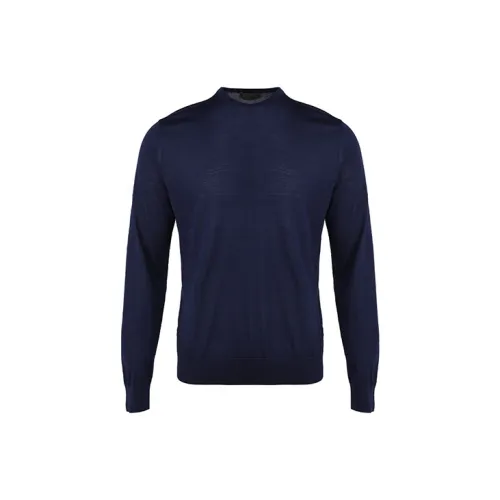 PRADA Sweaters Men Dark Blue