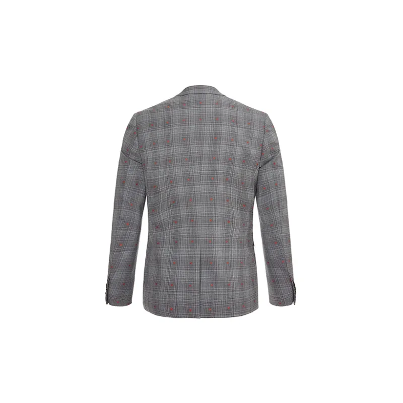DAVID NAMAN Business Suits Coats Men's Gray-1
