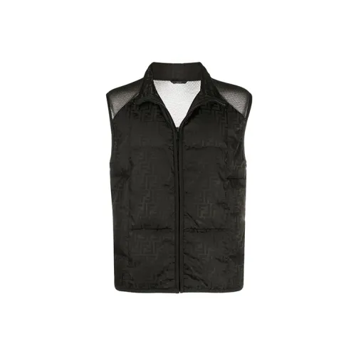 FENDI Vests Men Black