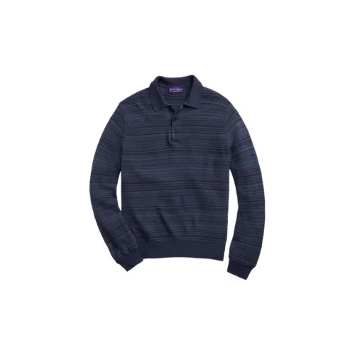 Polo Ralph Lauren Cashmere Sweaters Men Marine Blue