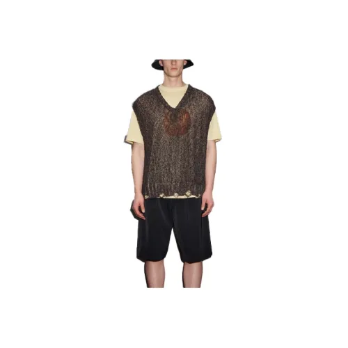 SONG FOR THE MUTE Vests Men Brown