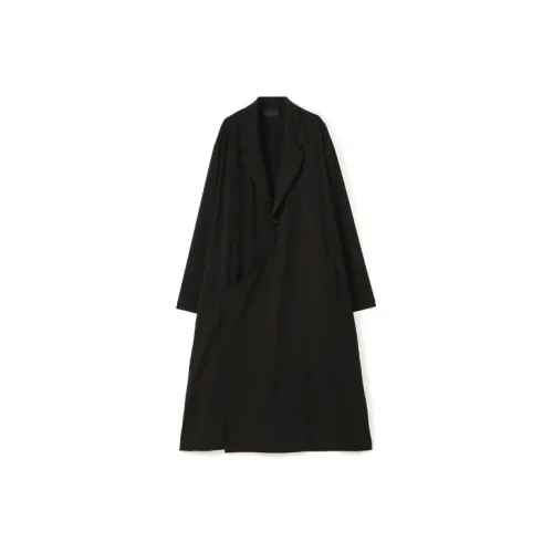 Yohji Yamamoto Trench Coats Unisex Black