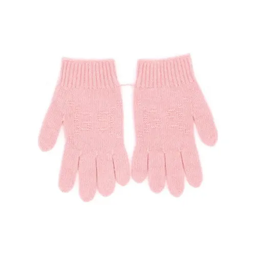 GUCCI Knit Gloves Unisex Pink