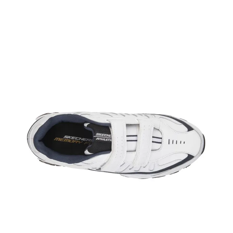 Skechers After Burn Cushioning Anti-Slip And Wear-Resistant Low-Top Casual Shoes Men's White-2