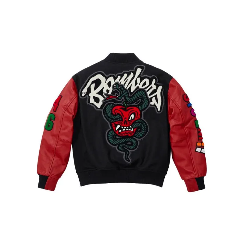 Supreme X Wtaps Varsity Jacket-1