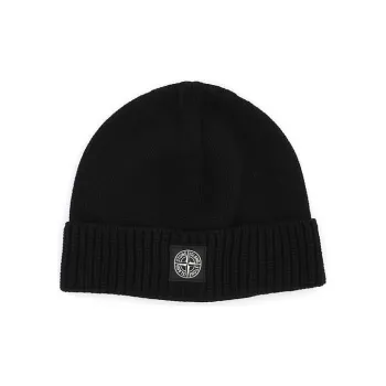STONE ISLAND Cotton Beanies Unisex