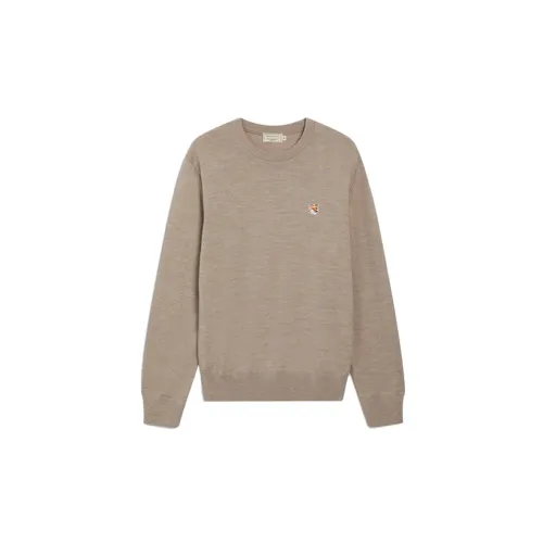 Maison Kitsune Sweaters Men Brown