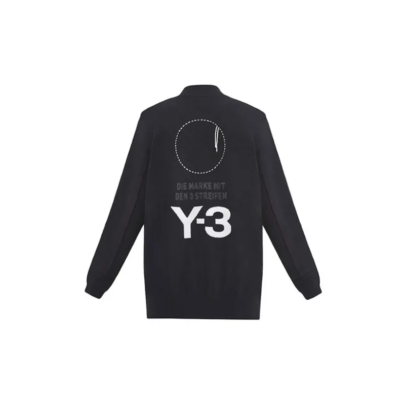 Y 3 Cashmere Sweater Men's Black-1