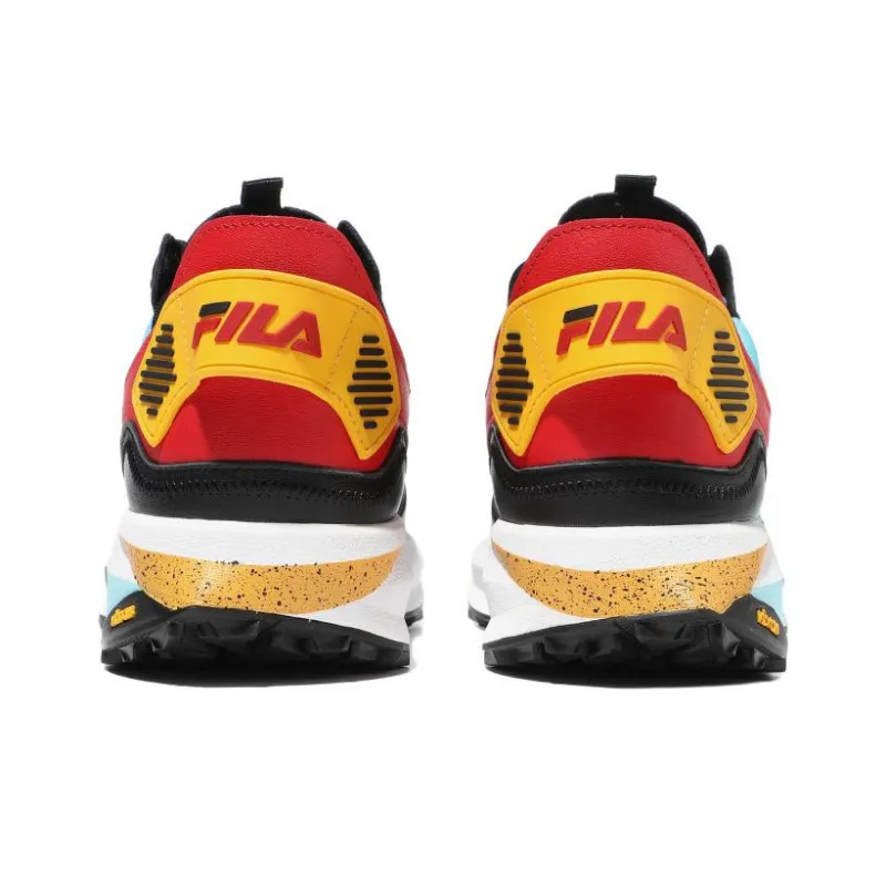 FILA T1 Retro X Barneys Casual Shoes Men Low-Top White/Blue/Yellow-3