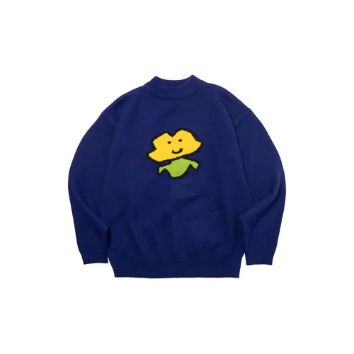 ROARINGWILD Sweaters Unisex Blue