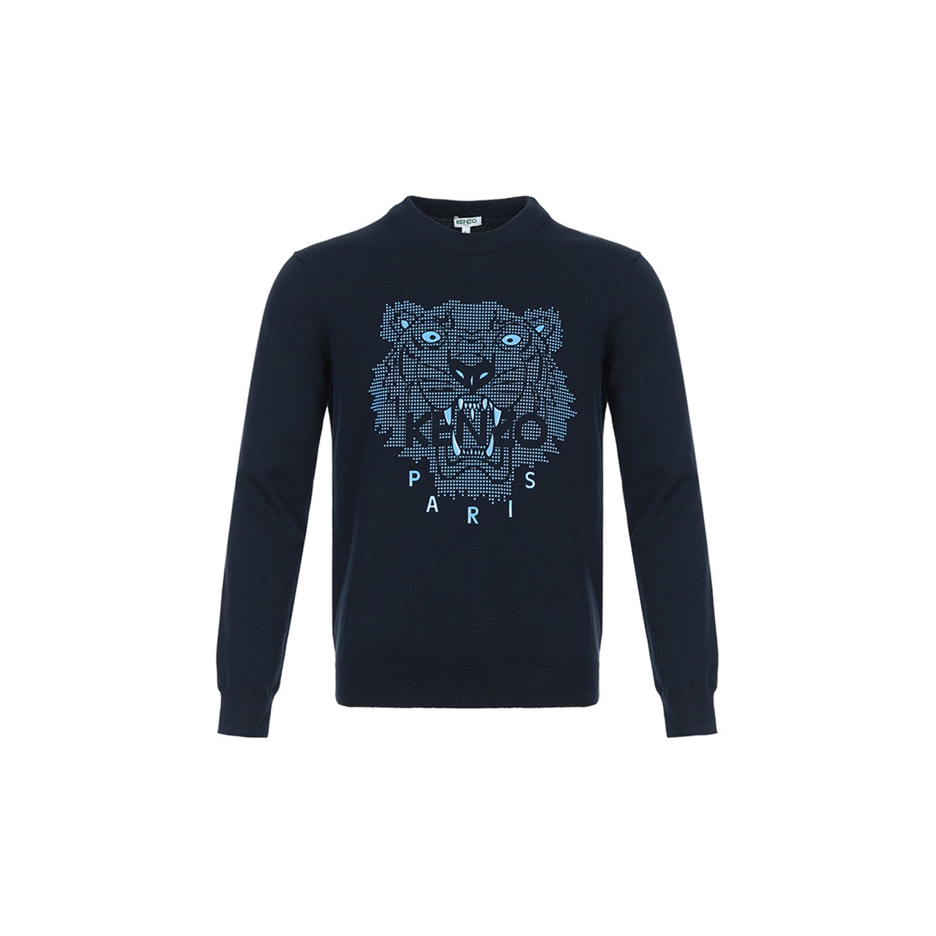 Kenzo Rubber Tiger Blue Sweater Men S