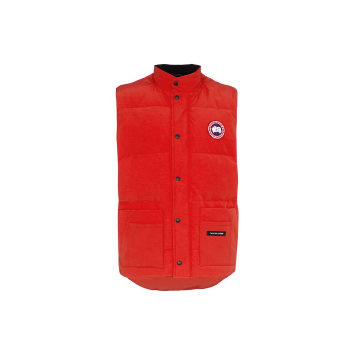 Red canada goose gilet online