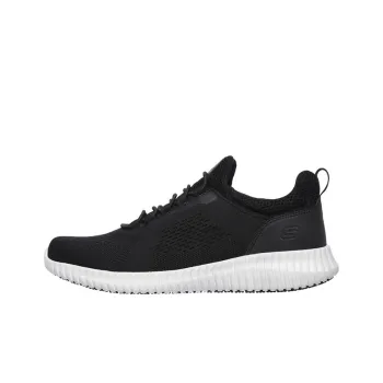 Skechers CESSNOCK Sr Slip Resistant, Abrasion Resistant, Breathable Low Top Casual Shoes Men's Black