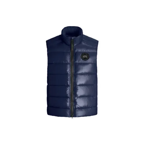 Canada Goose Crofton Vests Men Blue