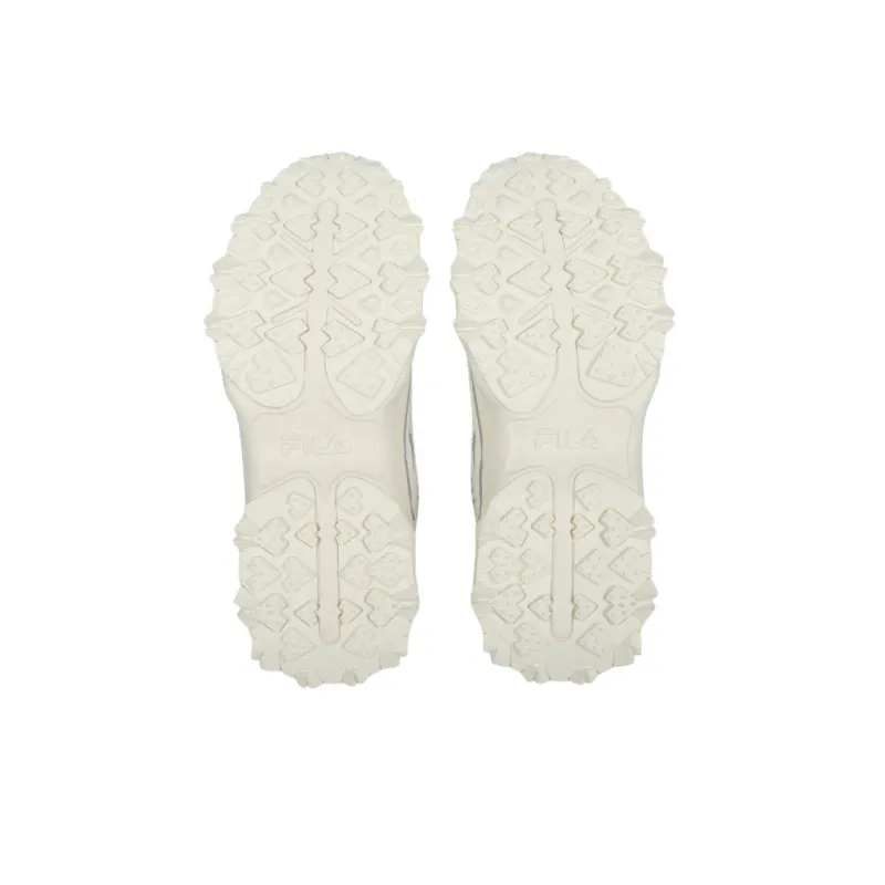 FILA Oakmont Cushioning Anti Slip And Wear Resistant Low Top Casual Shoes Unisex Ecru Korean Style-4