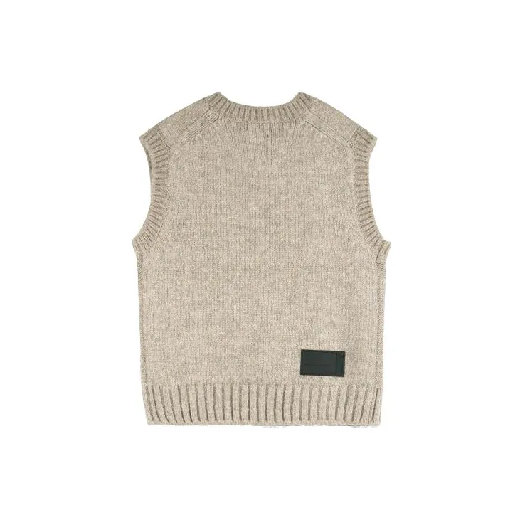 WE11DONE Vests Unisex Camel-1