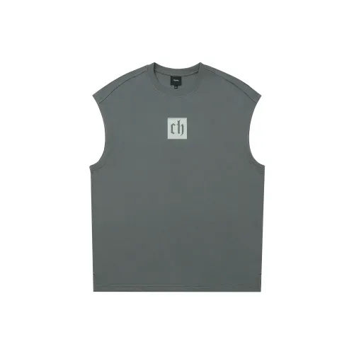 CHINISM Tank Tops Unisex Downpour Gray