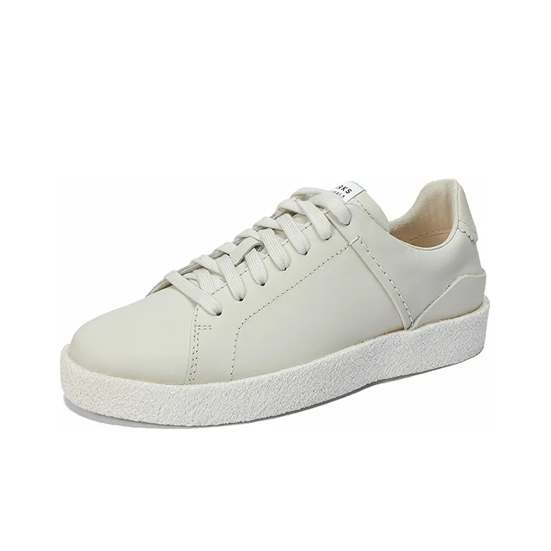 Clarks Skateboard Shoes Women's Low-Top White-2