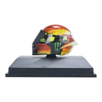 MINICHAMPS Motorcycle Model IP AGV Helmet, Valentino Rossi 2019 Italy Version MotoGP Assembled Models