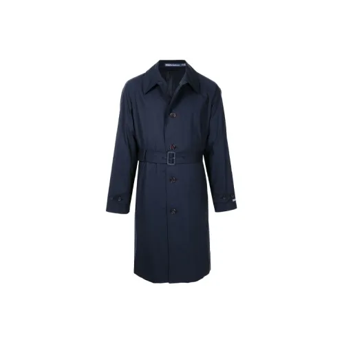 Polo Ralph Lauren Trench Coats Men Dark Blue