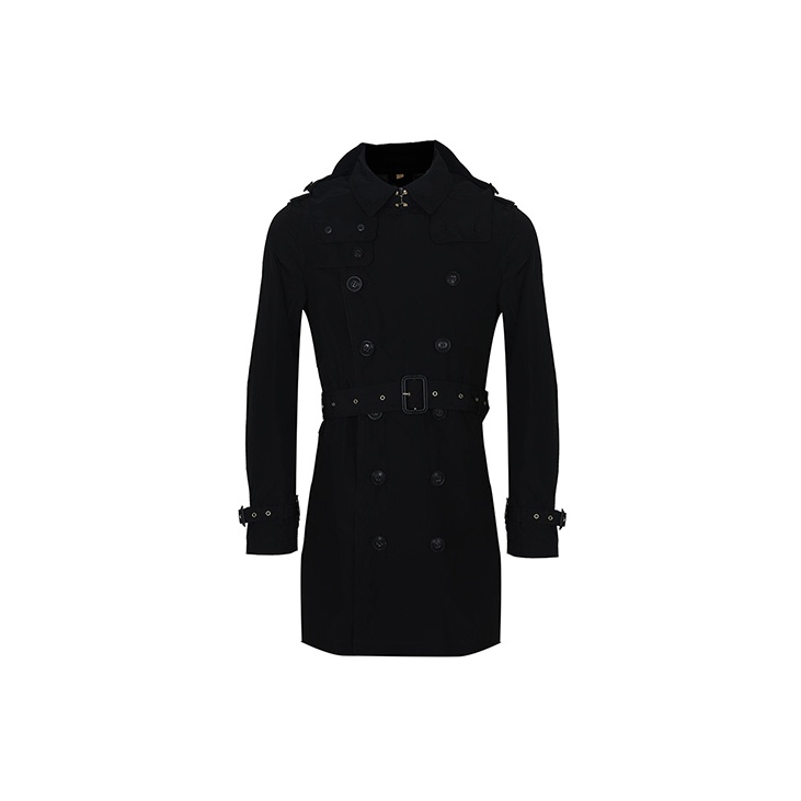 bebcdrshop trends mens burberry black trench coat POIZON