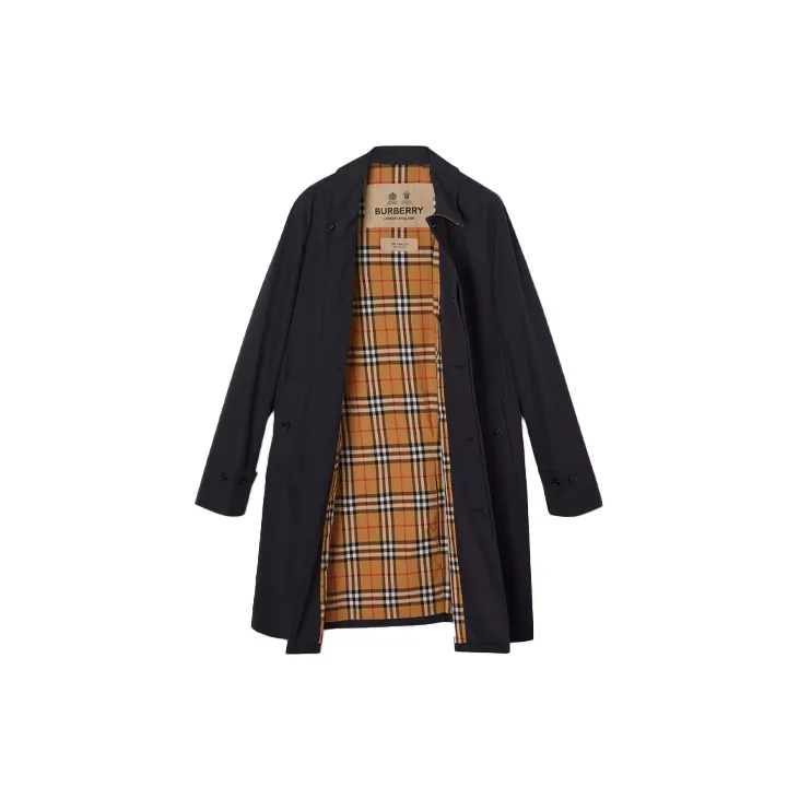 Burberry Trench Coat Men's Midnight-1