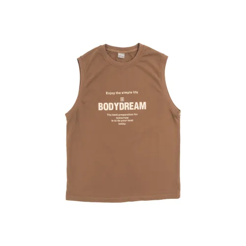 Bodydream Tank Tops Unisex Brown