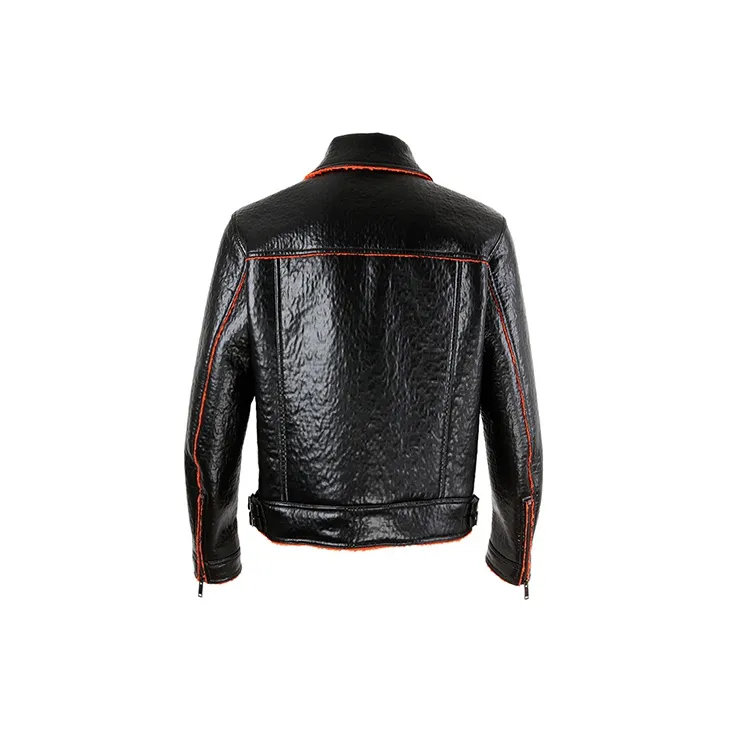 Valentino Leather Jacket Men's Black-1
