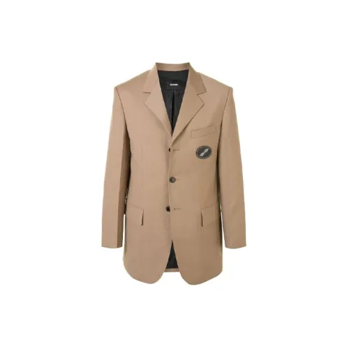 WE11DONE Business Suits Unisex Khaki