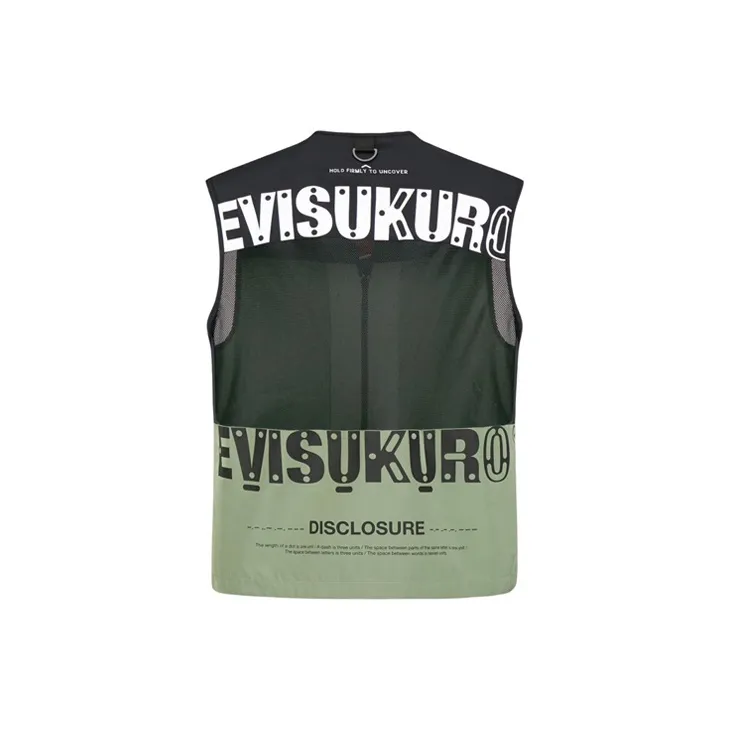 EVISU SS20 Vest Men's Deep Grass Green-1