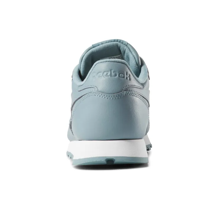 Reebok Classic Leather Durable Breathable Low-Top Running Shoes Women's Blue-3