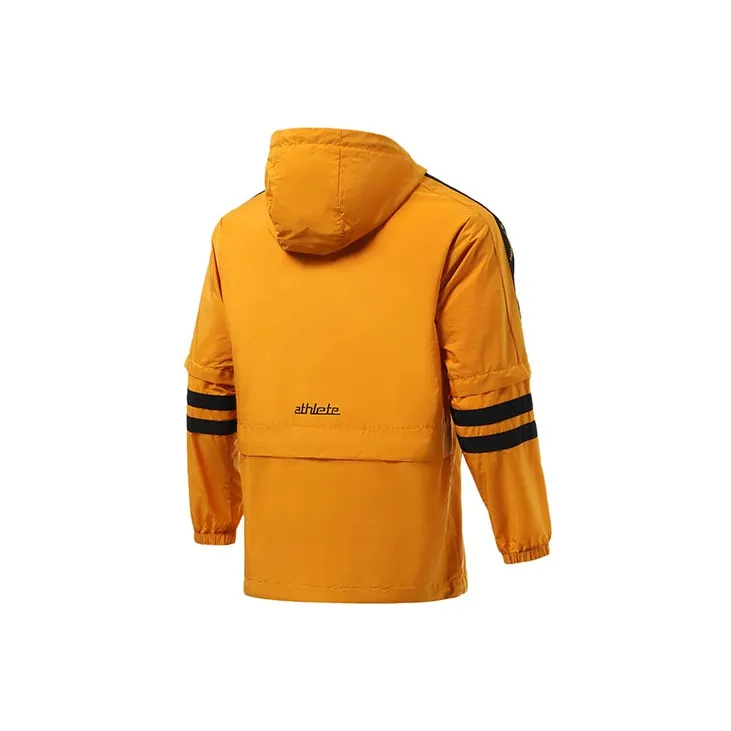 LiNing Training Collection Fitness Collection Jacket Men's Fiery Sand Yellow-1
