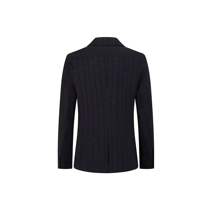 DAVID NAMAN Business Suits Men Navy Blue-1