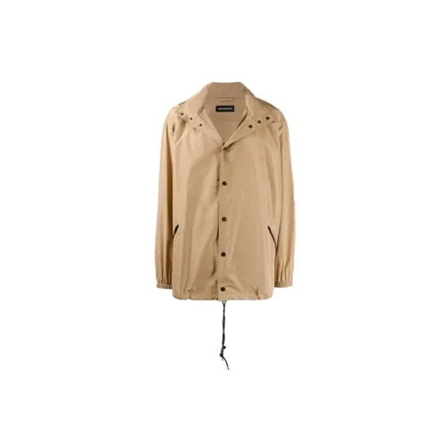 Balenciaga Trench Coats Men Khaki