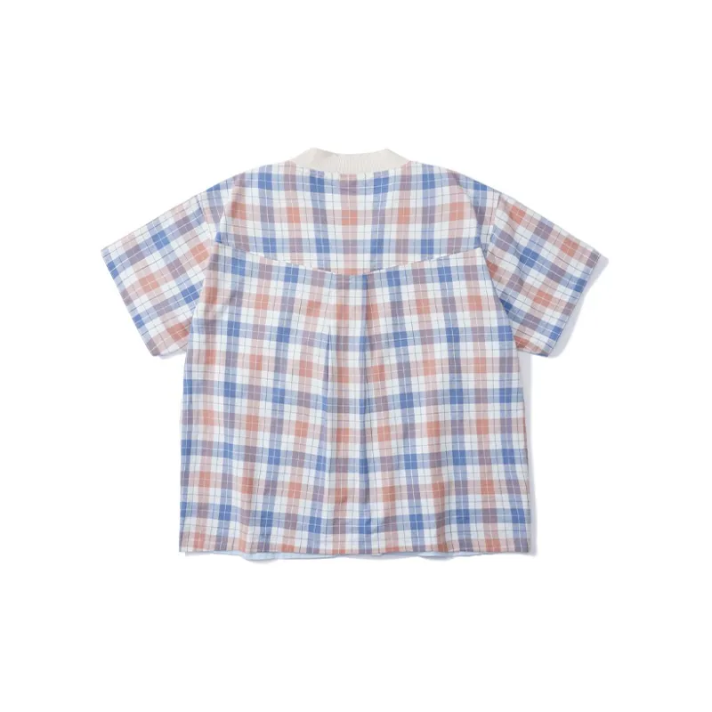 UNVESNO Baseball Jerseys Unisex Pink/Blue-1